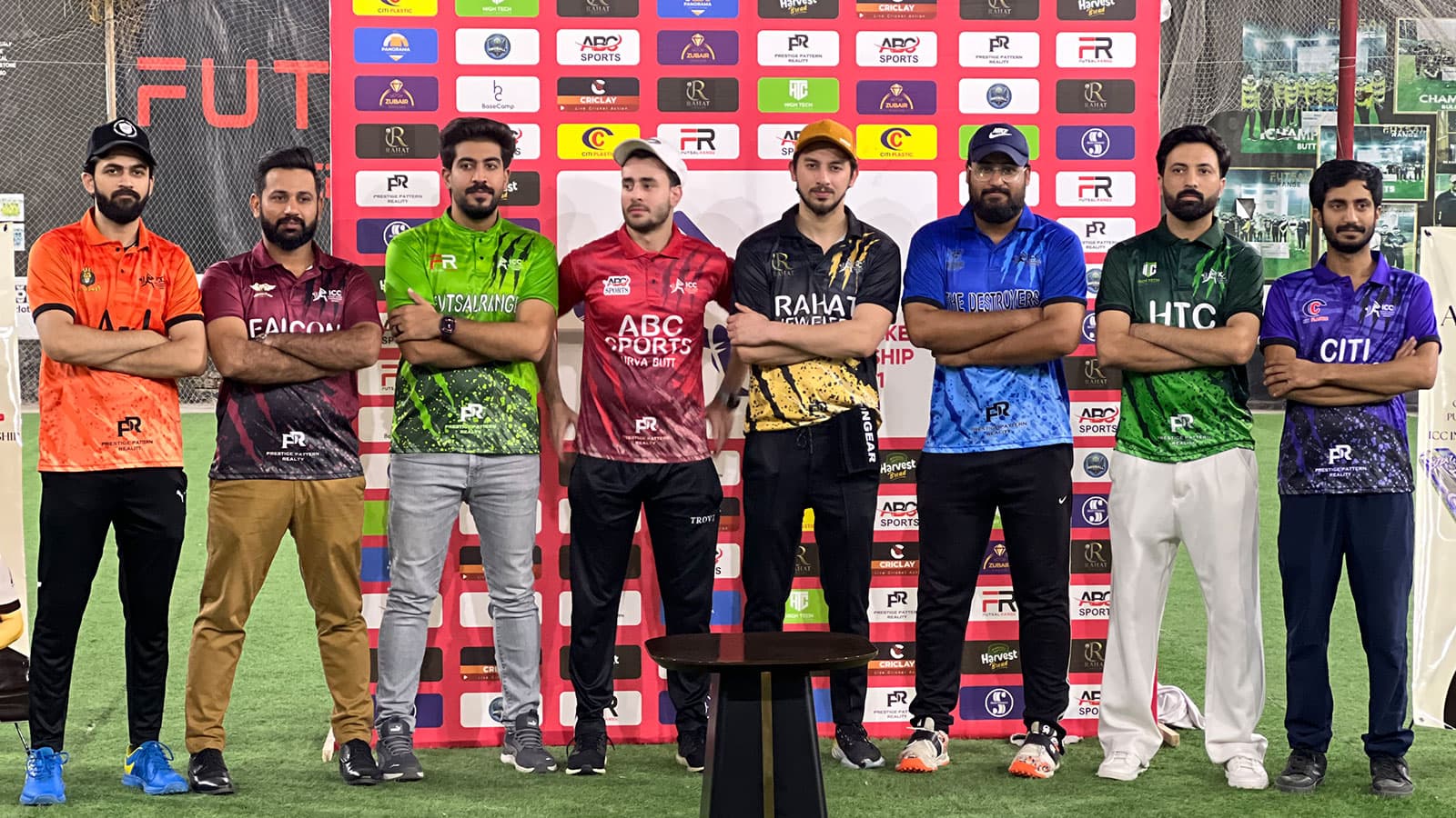Indoor cricket championship action